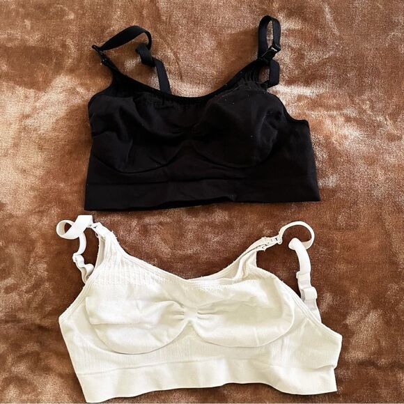 Bundle of 2 Nursing Bras Noppies Size M-L - Picture 1 of 9